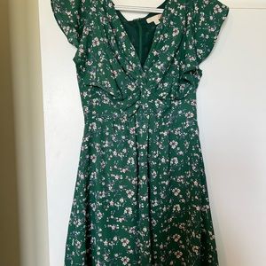 Gianni Bini Green Floral Dress